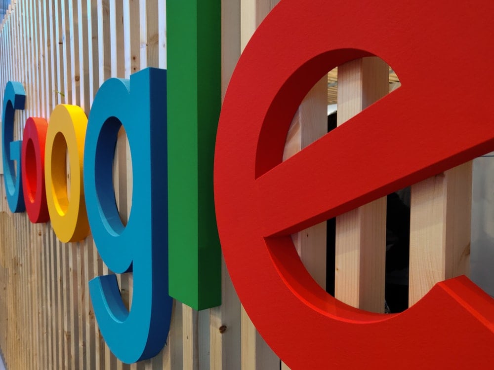google logo on wall