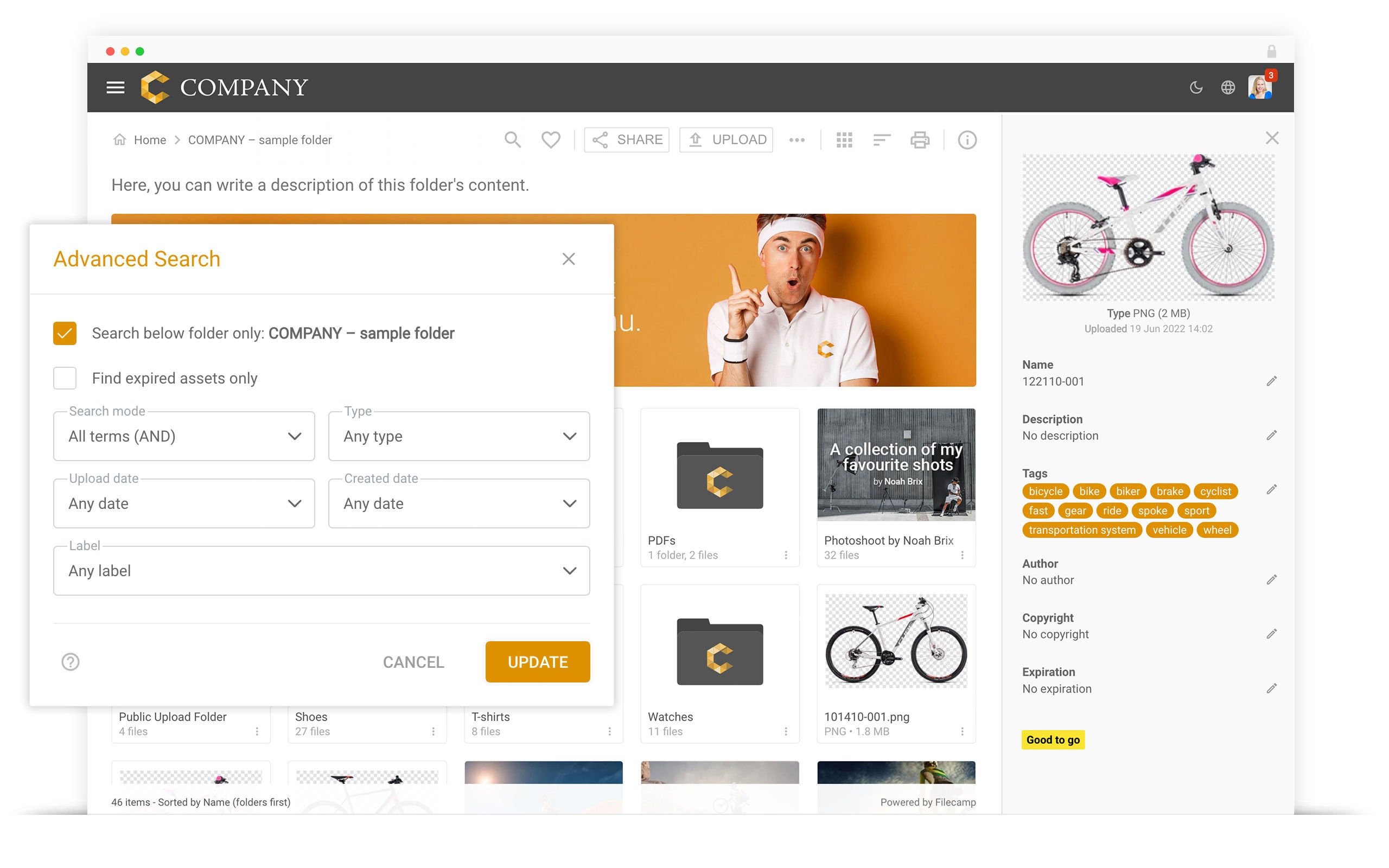 digital asset management software - manage your files online