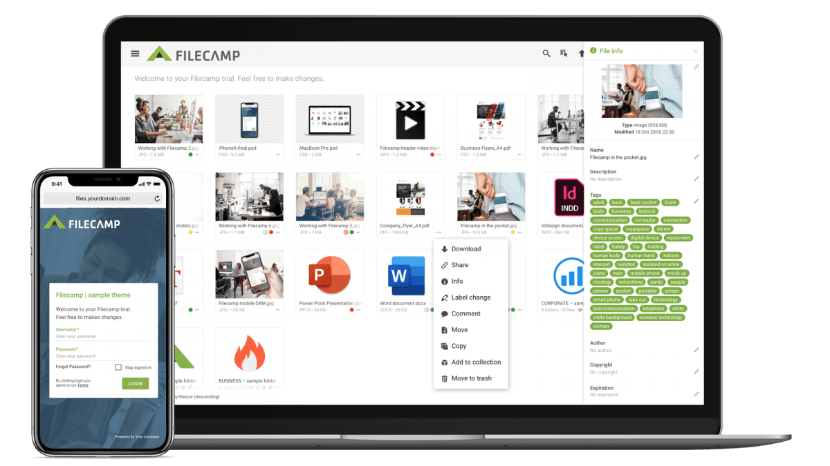 Filecamp Digital Asset Management