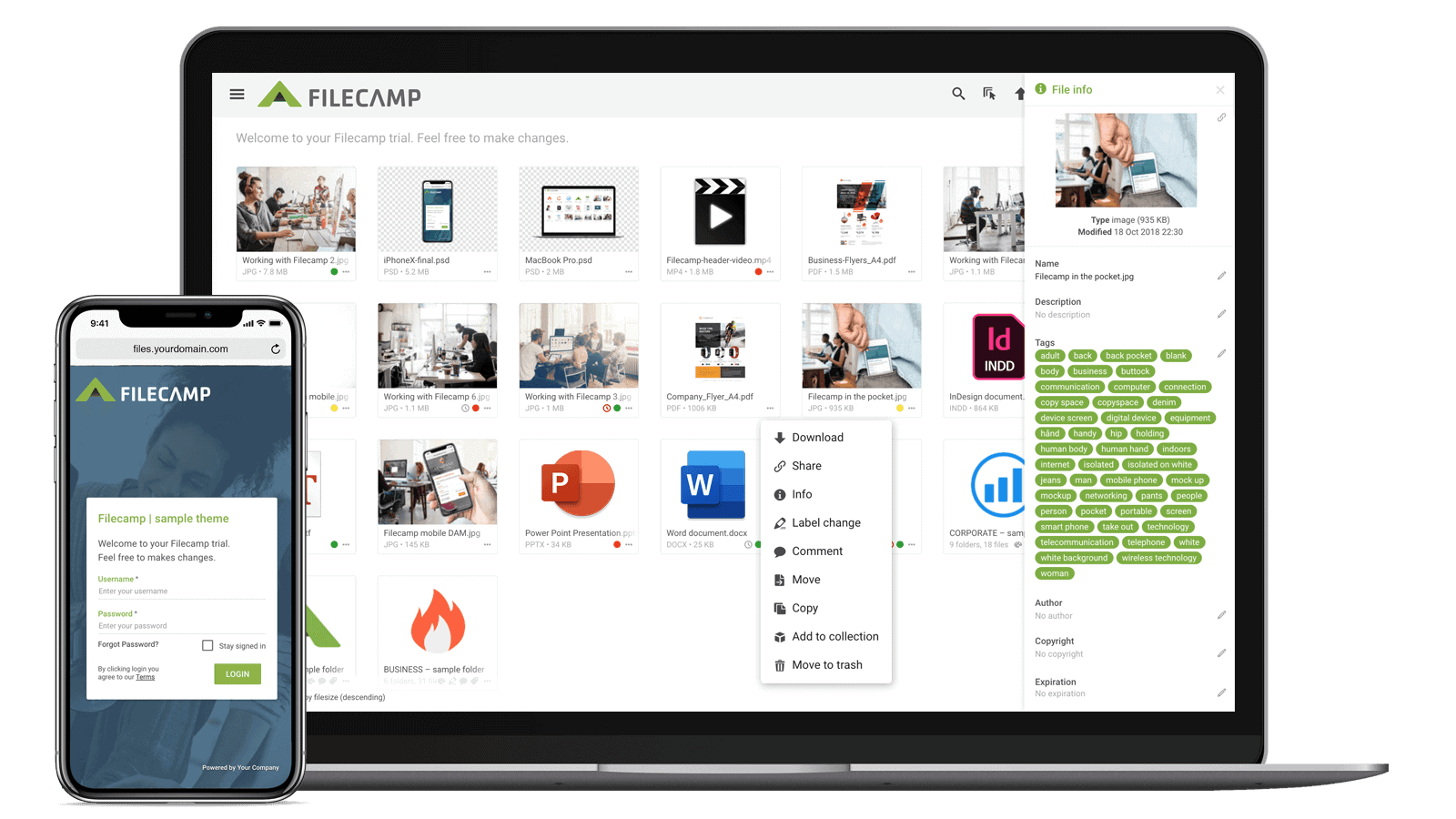 Filecamp Digital Asset Management