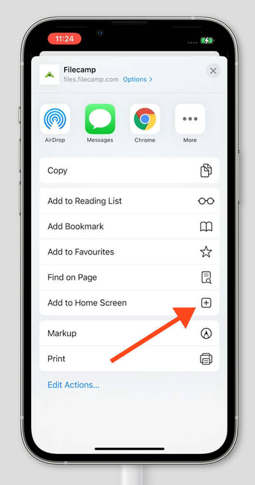 How To Add A Home Screen Shortcut To Your IPhone Or Android Filecamp