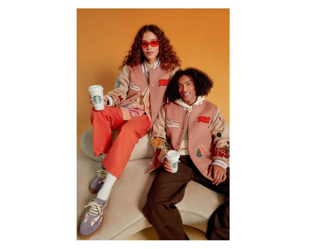 KidSuper and Starbucks Pumpkin Spice Latte merch collaboration. 