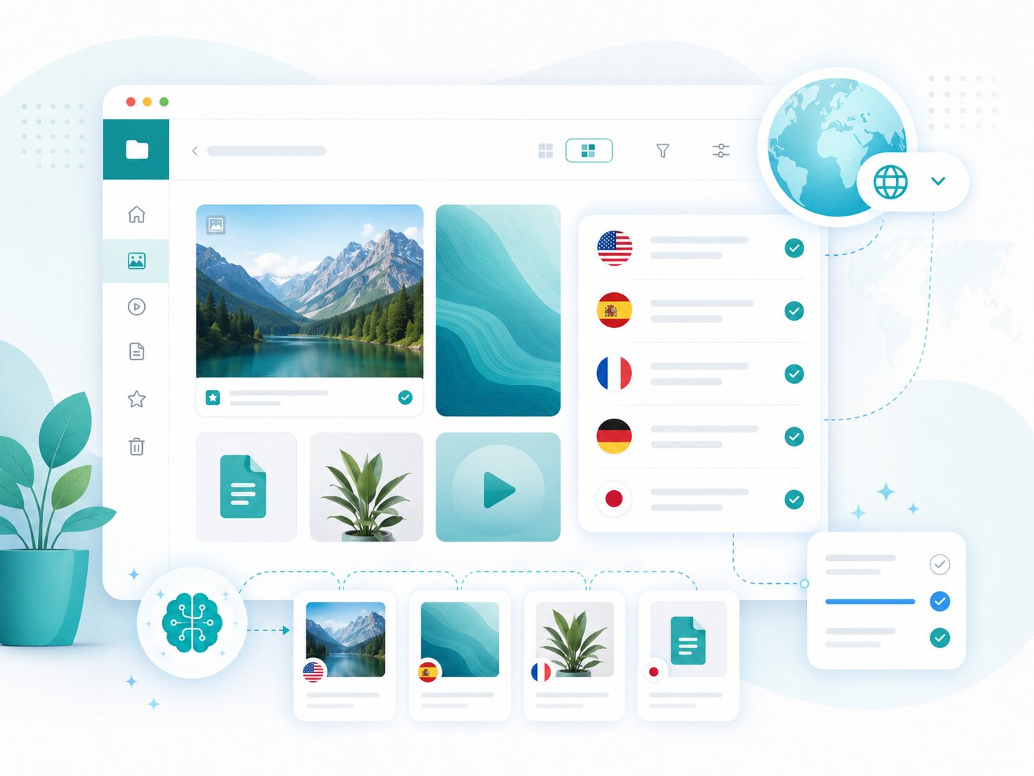 Digital file storage and sharing platform with multilingual support and user-friendly interface.