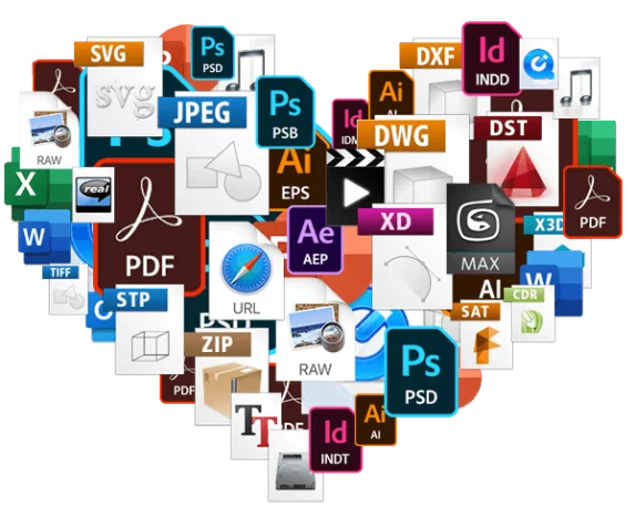 Filecamp heart - we love files